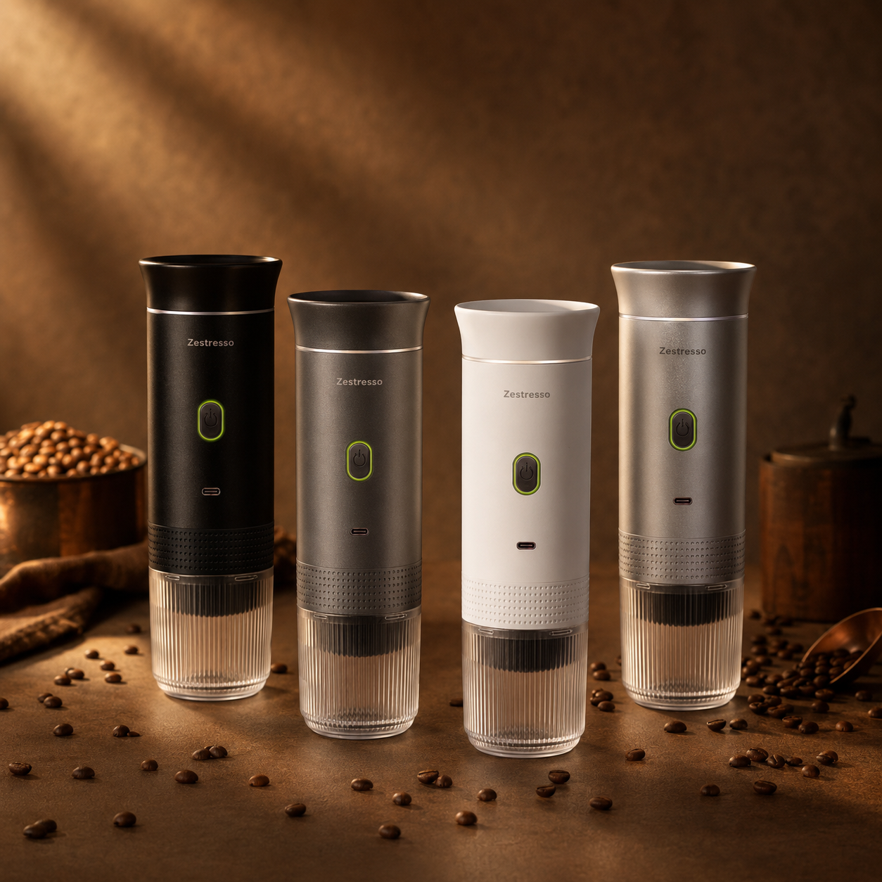 Zestresso — Electric 3 in 1 Travel Brewer